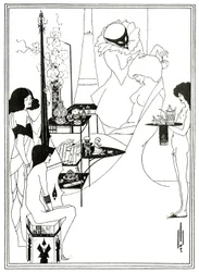 Salome vécéje, 1894 körül (litho)