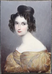 Miniatur, August Grahl, unknown Lady 1, Elefántcsont