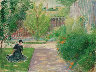 Napsütötte kert, 1908
