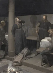 Leégett Njáll története: Gunnar és Hallgerðr, c. 1895.