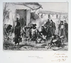 Francia előretolt őrhely Creteilben, Párizs ostroma, francia-porosz háború, 1870. december 1872.