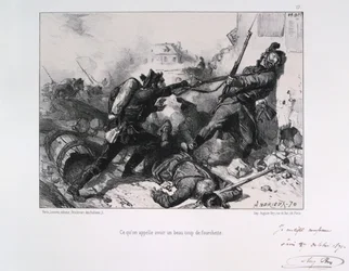 Kézi harc, Párizs ostroma, francia-porosz háború, 1870 1871