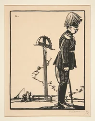 Ausztria császára, az 1914-es háború című műből, első sorozat, 1. sz.