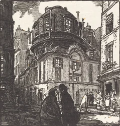 A régi orvosi akadémia, 1901-ben.