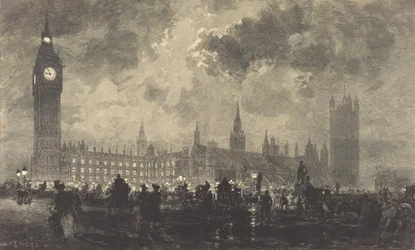 Parlament este 9 órakor – London Parlament este 9 órakor – London, 1890.