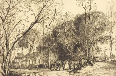 Nyár Saint-Martinban, a múltbeli esküvő Ete de la Saint-Martin, la noce qui passe, 1908.