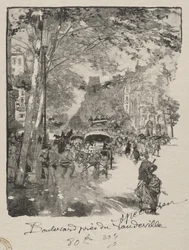 A Boulevard Vaudeville közelében
