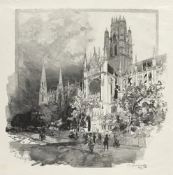 Illusztrált Rouen: Saint Ouen templom
