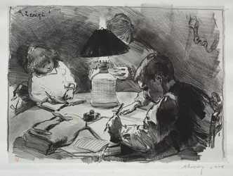 A lámpa körül, 1891.