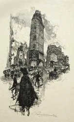 A Hold utca sarka, 1890.