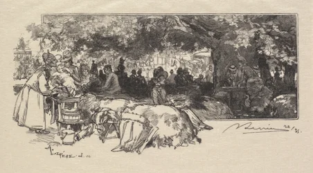 Fontainebleau-erdő: Pichard anya kantinja
