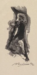 Fontainebleau-erdő: Hét barlang hágója La Forêt de Fontainebleau..., 1890.