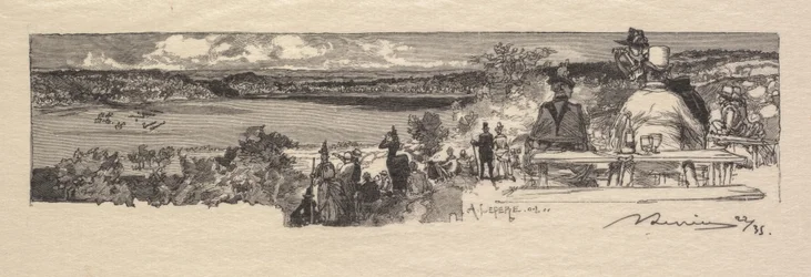 Fontainebleau-erdő: A Solle völgye