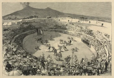 Olaszország. Pompei fesztiválja, Gladiátorok cirkusza