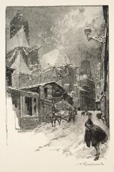 A Rue des Barres, 1886.