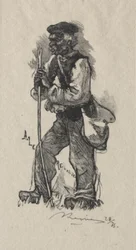 A kígyószedő, 1889.