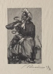 Kígyókereskedő, 1889.