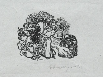 Párizsi almanach, 1897: záródísz, ősz, 1897.