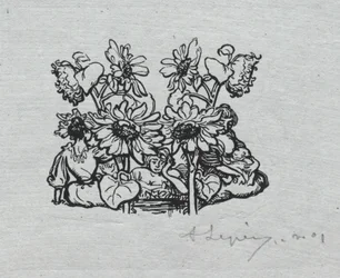 Párizsi almanach, 1897: záródísz, nyár, 1897.