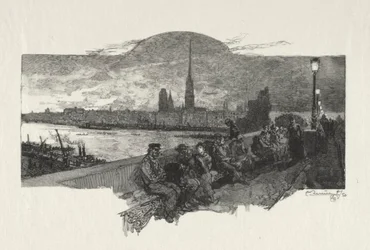 Illusztrált Rouen: A kövek hídja, 1896.