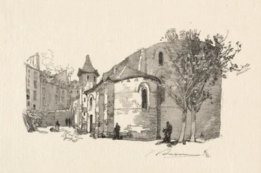 St. Julien le Vauvre, külső nézet.