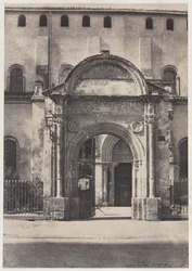 Porte Bachelier, Saint-Sernin templom, Toulouse (Haute-Garonne)