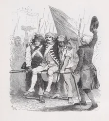 Július 14., The Complete Works of Béranger, 1836. Alkotók: Auguste Raffet, Lacoste, Eugène Guillaumot.