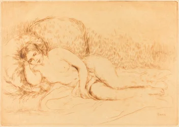fekvő nő (Femme couchee)
