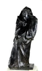 Balzac tiszteletének emlékműve Az utolsó tanulmány előtt. Auguste Rodin (1840-1917) szobra 1897 Párizs, Musee Rodin