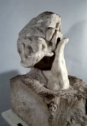 Isten keze, márványszobor, 20. század, Párizs, Rodin Múzeum