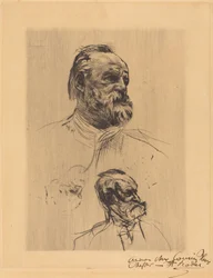 Victor Hugo, háromnegyedes nézetben