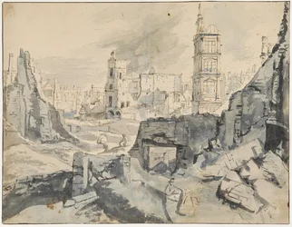 Brüsszel az 1695-ös bombázás után