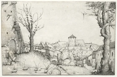 Egy kastély udvara, 1546.