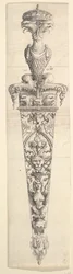 Tervezés tőrhöz és hüvelyhez, 1543.