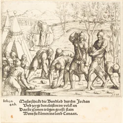 A tizenkét kő és a Jordán vize kettévált, 1548.