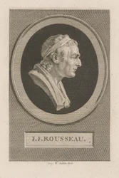 J. J. Rousseau portréja