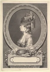 Adrienne-Sophie Marquise de *** portréja, 1779.