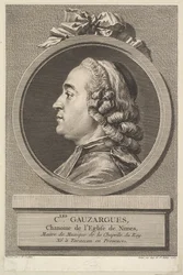 Charles Gauzargues portréja, 1767.