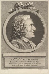 Esprit-Joseph-Antoine Blanchard portréja, 1767.