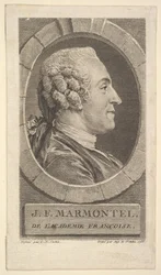 Jean-Francoise Marmontel portréja, 1765.