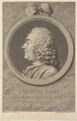 Laurent Cars portréja, 1768.