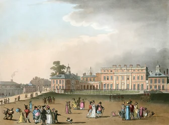 Buckingham-palota, London, 1809