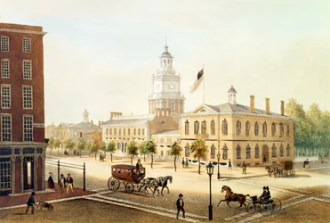 State House, Philadelphia, vésette Deroy