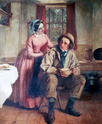 Charles Dickens portréja (Portsmouth