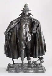 A puritán, 1899 (sötétbarnafekete patinás bronz)