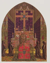 Egyházi tervezés, The Glossary of Ecclesiastical Ornament and Costume, litográfiája H.C. Maguire, 1844