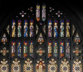 St. Alban, részlet, 1841 körül (ólomüveg)