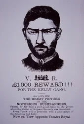 Ned Kelly jutalomplakát