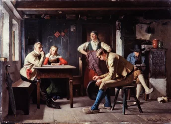 Javaslat (The Rivals), 1880 körül (olaj, vászon)