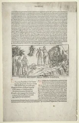 Dante és Vergilius Beatrice látomásával, c. 1481-1485.